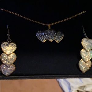 Montana silversmith necklace and earrings new